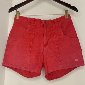 Pink Corduroy Shorts